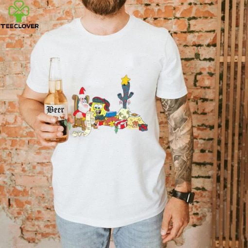 Spongebob and Group Friend Merry Christmas Shirt, Spongebob Christmas Shirt