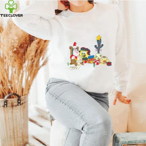 Spongebob and Group Friend Merry Christmas Shirt, Spongebob Christmas Shirt