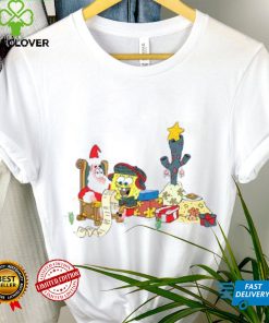 Spongebob and Group Friend Merry Christmas Shirt, Spongebob Christmas Shirt