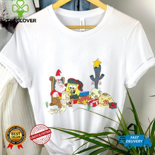 Spongebob and Group Friend Merry Christmas Shirt, Spongebob Christmas Shirt
