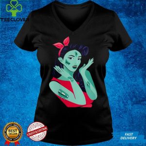 Spooky And Cool Halloween Shirt Zombie Pin Up Design Shirt