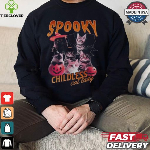 Spooky Childless Cat Lady Shirt