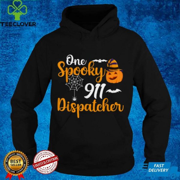 Spooky Emergency 911 Dispatcher Funny Halloween Costume T Shirt