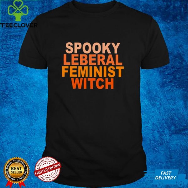 Spooky Liberal Feminist Witch Vintage Shirt