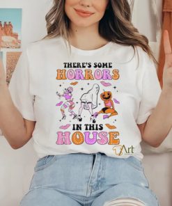 Spooky girl theres some horrors in this house shirt
