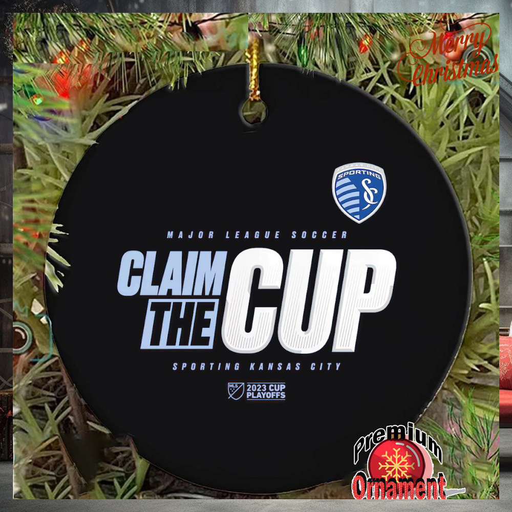 Sporting Kansas City 2023 MLS Cup Playoffs claim the cup ornament Sporting Kansas City 2023 MLS Cup Playoffs claim the cup ornament