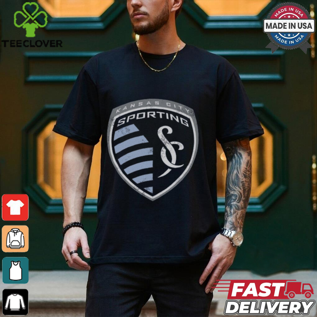 Sporting Kansas City Vintage Primary Logo Shirt Sporting Kansas City Vintage Primary Logo Shirt