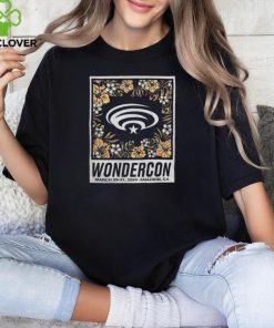 Sportiqe Black 2024 WonderCon Floral Comfy Tri Blend T Shirt