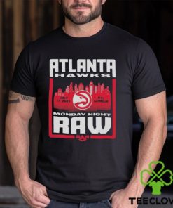 Sportiqe Monday Night RAW x Atlanta Hawks 2023 Shirt