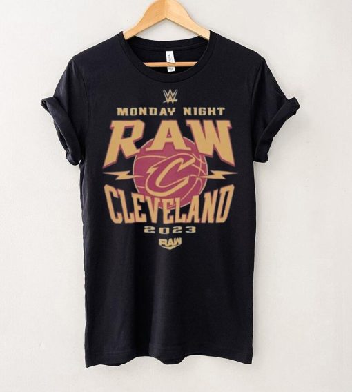 Sportiqe Monday Night Raw X Cleveland Cavaliers Tri Blend Shirt