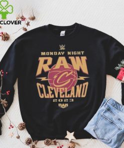 Sportiqe Monday Night Raw X Cleveland Cavaliers Tri Blend Shirt