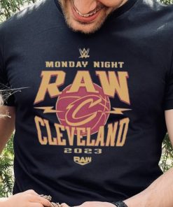 Sportiqe Monday Night Raw X Cleveland Cavaliers Tri Blend Shirt