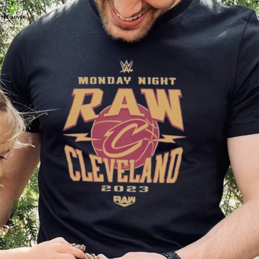 Sportiqe Monday Night Raw X Cleveland Cavaliers Tri Blend Shirt