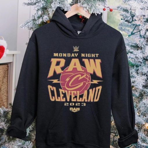 Sportiqe Monday Night Raw X Cleveland Cavaliers Tri Blend Shirt