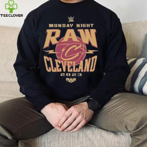 Sportiqe Monday Night Raw X Cleveland Cavaliers Tri Blend Shirt