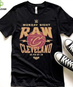 Sportiqe Monday Night Raw X Cleveland Cavaliers Tri Blend Shirt