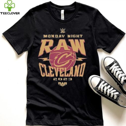 Sportiqe Monday Night Raw X Cleveland Cavaliers Tri Blend Shirt