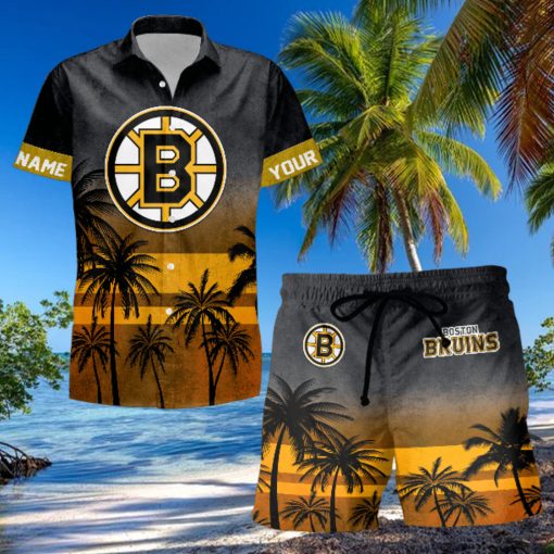 Sportwearmerch Boston Bruins NHL Special Personalized Hawaiian And Short Pants Cocconut Pattern For Fan