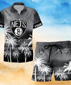 Sportwearmerch Brooklyn Nets NBA Personalized Hawaiian Shirt And Short Pants For Fan