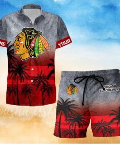 Sportwearmerch Chicago Blackhawks NHL Special Personalized Hawaiian And Short Pants Cocconut Pattern For Fan
