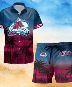 Sportwearmerch Colorado Avalanche NHL Special Personalized Hawaiian And Short Pants Cocconut Pattern For Fan