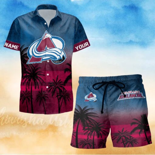 Sportwearmerch Colorado Avalanche NHL Special Personalized Hawaiian And Short Pants Cocconut Pattern For Fan