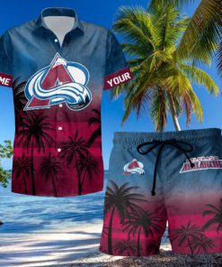 Sportwearmerch Colorado Avalanche NHL Special Personalized Hawaiian And Short Pants Cocconut Pattern For Fan