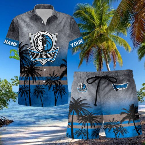 Sportwearmerch Dallas Mavericks NBA Personalized Hawaiian Shirt And Short Pants For Fan