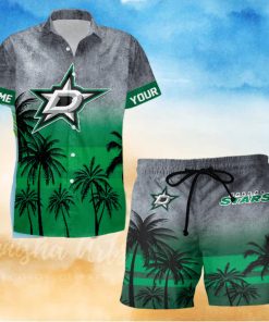 Sportwearmerch Dallas Stars NHL Special Personalized Hawaiian And Short Pants Cocconut Pattern For Fan