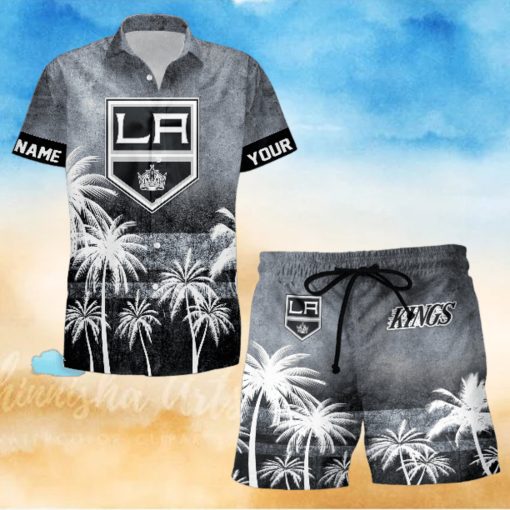 Sportwearmerch Los Angeles Kings NHL Special Personalized Hawaiian And Short Pants Cocconut Pattern For Fan