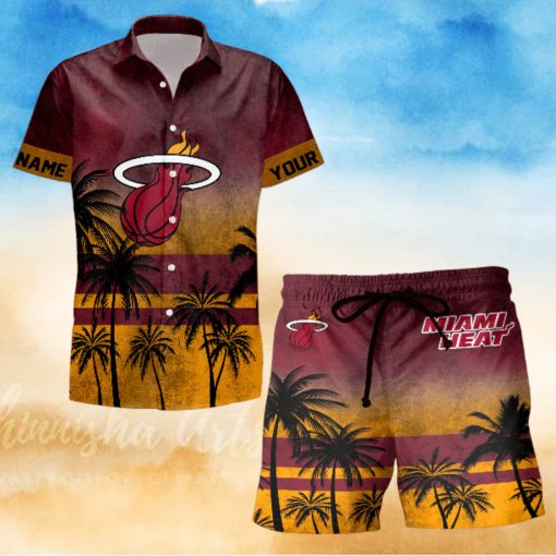 Sportwearmerch Miami Heat NBA Personalized Hawaiian Shirt And Short Pants For Fan