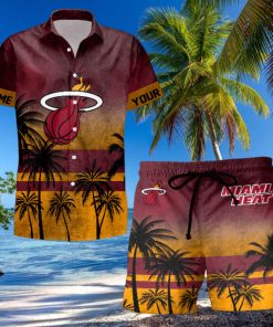 Sportwearmerch Miami Heat NBA Personalized Hawaiian Shirt And Short Pants For Fan