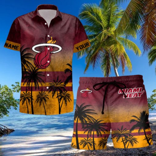 Sportwearmerch Miami Heat NBA Personalized Hawaiian Shirt And Short Pants For Fan