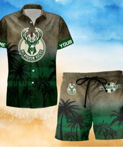 Sportwearmerch Milwaukee Bucks NBA Personalized Hawaiian Shirt And Short Pants For Fan