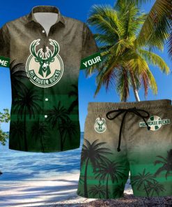 Sportwearmerch Milwaukee Bucks NBA Personalized Hawaiian Shirt And Short Pants For Fan