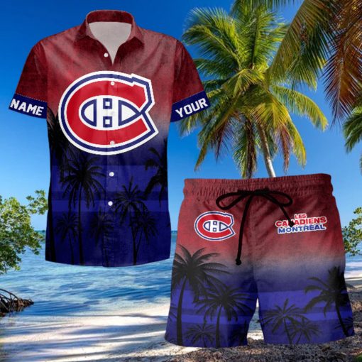 Sportwearmerch Montreal Canadiens NHL Special Personalized Hawaiian And Short Pants Cocconut Pattern For Fan