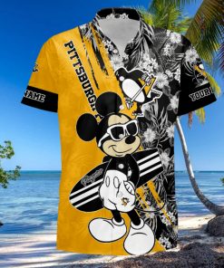 Sportwearmerch NHL Pittsburgh Penguins Hawaiian Shirt Short Pants For Fan