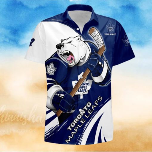 Sportwearmerch NHL Toronto Maple Leafs Hawaiian Shirt Short Pants For Fan