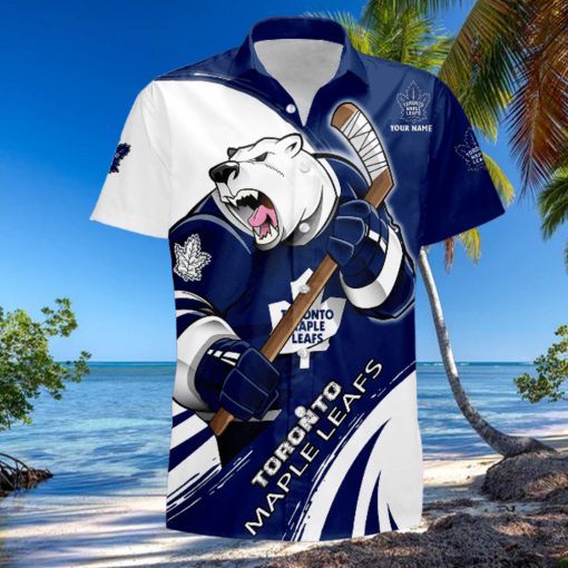 Sportwearmerch NHL Toronto Maple Leafs Hawaiian Shirt Short Pants For Fan