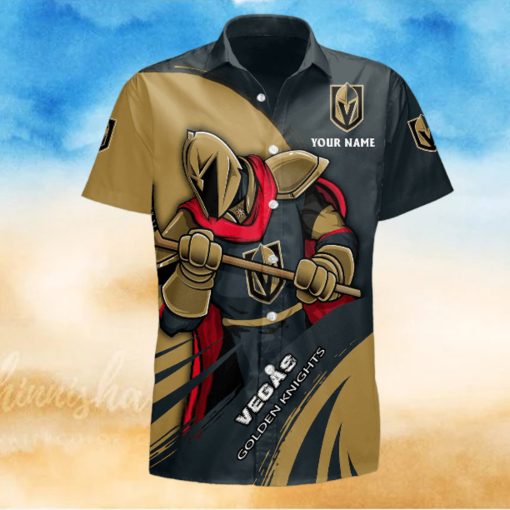 Sportwearmerch NHL Vegas Golden Knights Hawaiian Shirt Short Pants For Fan