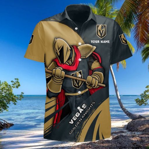 Sportwearmerch NHL Vegas Golden Knights Hawaiian Shirt Short Pants For Fan