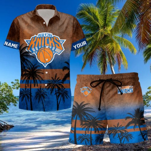 Sportwearmerch New York Knicks NBA Personalized Hawaiian Shirt And Short Pants For Fan