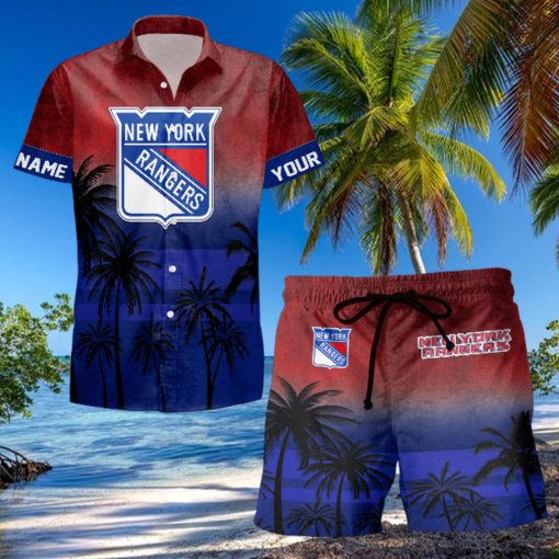 Sportwearmerch New York Rangers NHL Special Personalized Hawaiian And Short Pants Cocconut Pattern For Fan