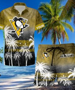 Sportwearmerch Pittsburgh Penguins NHL Special Personalized Hawaiian And Short Pants Cocconut Pattern For Fan