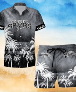 Sportwearmerch San Antonio Spurs NBA Personalized Hawaiian Shirt And Short Pants For Fan