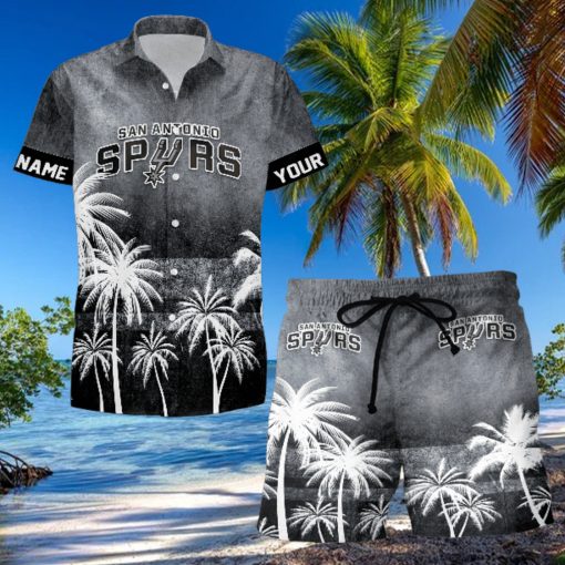 Sportwearmerch San Antonio Spurs NBA Personalized Hawaiian Shirt And Short Pants For Fan