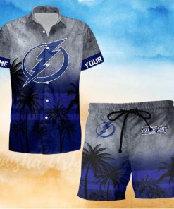 Sportwearmerch Tampa Bay Lightning NHL Special Personalized Hawaiian And Short Pants Cocconut Pattern For Fan