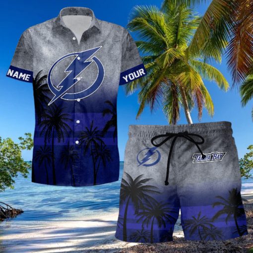 Sportwearmerch Tampa Bay Lightning NHL Special Personalized Hawaiian And Short Pants Cocconut Pattern For Fan