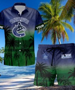 Sportwearmerch Vancouver Canucks NHL Special Personalized Hawaiian And Short Pants Cocconut Pattern For Fan