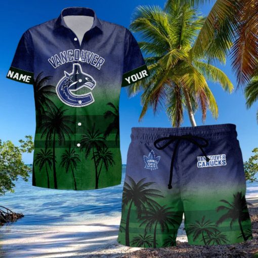 Sportwearmerch Vancouver Canucks NHL Special Personalized Hawaiian And Short Pants Cocconut Pattern For Fan